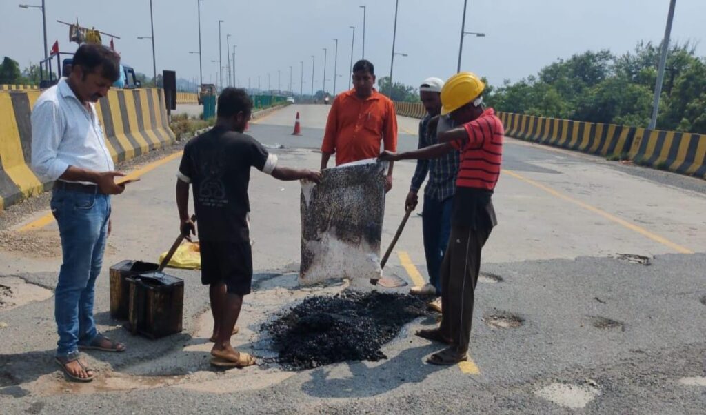 NHAI: महुलिया से कोकपाड़ा तक एनएच की मरम्मत का काम शुरू