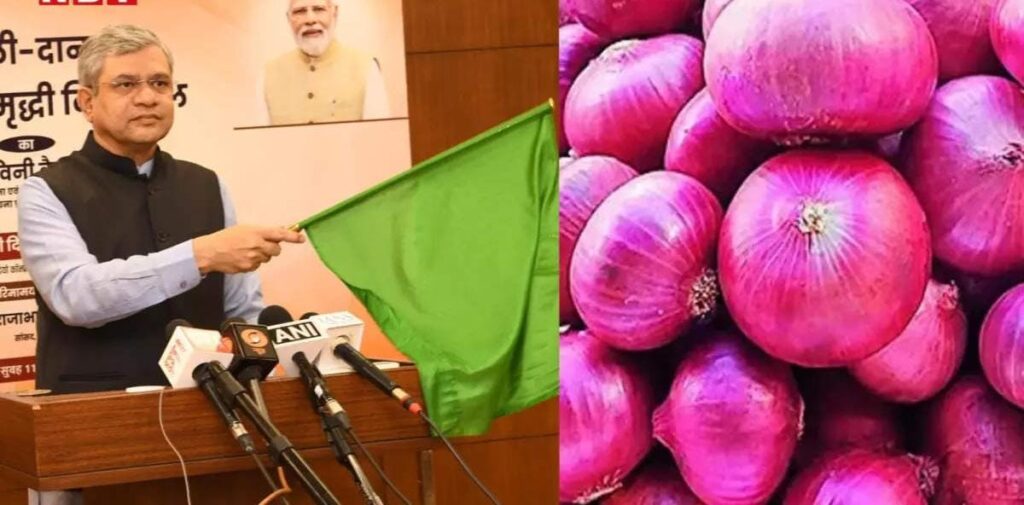 ‘ प्याज’ की बढ़ती कीमतों को नियंत्रित करने के लिए सरकार चला रही ‘कांदा एक्सप्रेस’, पहली बार 1,600 टन प्याज रेल के जरिए महाराष्ट्र से पहुंचेगा दिल्ली