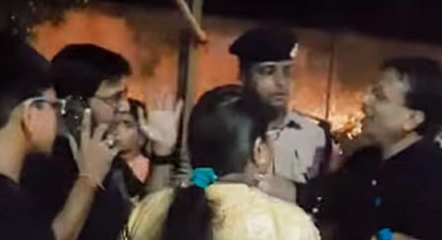 बिहार : कटिहार में भाजपा एमएलसी के भतीजे को रेल एसपी ने मारा थप्पड़