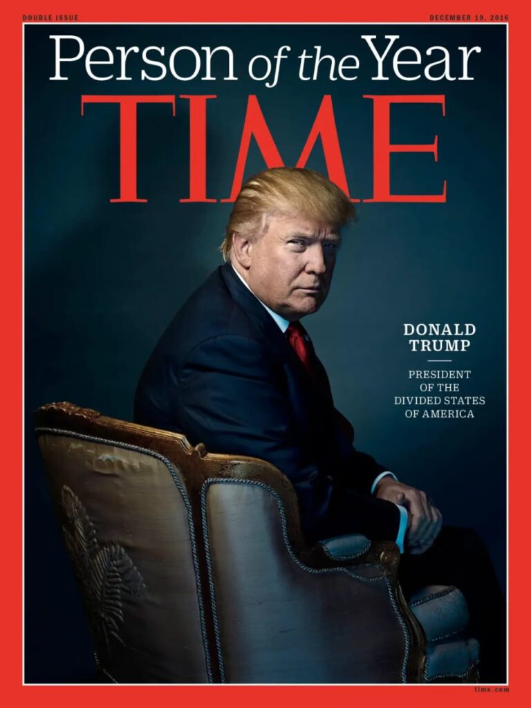 TIME ‘Person Of the year’: अमेरिका के नवनिर्वाचित राष्ट्रपति Donald Trump ट्रंप को टाइम पत्रिका का ‘पर्सन ऑफ द ईयर’ का सम्मान