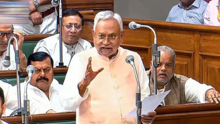 बिहार विधान परिषद में नीतीश और विपक्षी महिला सदस्यों के बीच नोकझोंक