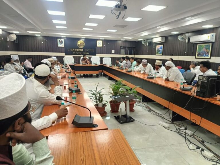 रामनवमी विसर्जन जुलूस में विधि व्यवस्था के लिए प्रशासन ने मांगा पेश ए इमाम तथा मस्जिद कमेटियों से सहयोग