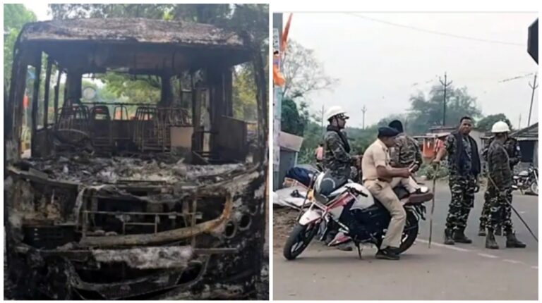 Bokaro Band: विस्थापित युवक की लाठीचार्ज में मौत पर बवाल जारी, BSLके खिलाफ जबरदस्त आक्रोश, बस और बाइक में लगा दी आग, बाजार बंद