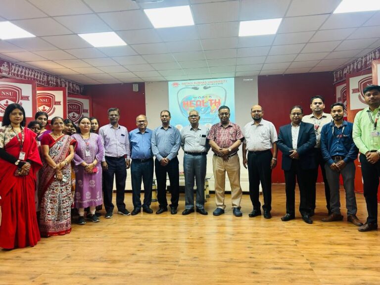नेताजी सुभाष विश्वविद्यालय में मना “विश्व स्वास्थ्य दिवस”, स्वस्थ जीवन की ओर बढ़ते कदम