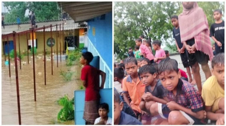 Jamshedpur: भारी बारिश के बाद जलमग्न हुए पोटका के आवासीय विद्यालय में फंसे 162 विद्यार्थियों को बचाया गया, बच्चों ने छत पर चढ़कर बचायी अपनी जान