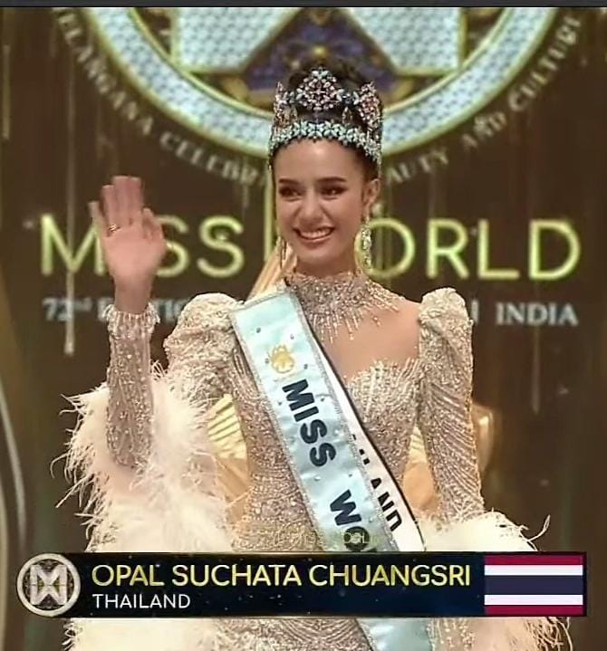 Miss World: भारत में बिताए अपने समय को हमेशा याद रखेंगी, बोलीं मिस वर्ल्ड ओपल सुचाता चुआंगश्री