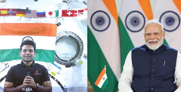 Pm Modi ने अंतरिक्ष यात्री शुभांशु शुक्ला से की बात, धरती से 400 किमी ऊपर ISS पर गूंजा ‘भारत माता की जय’ का नारा
