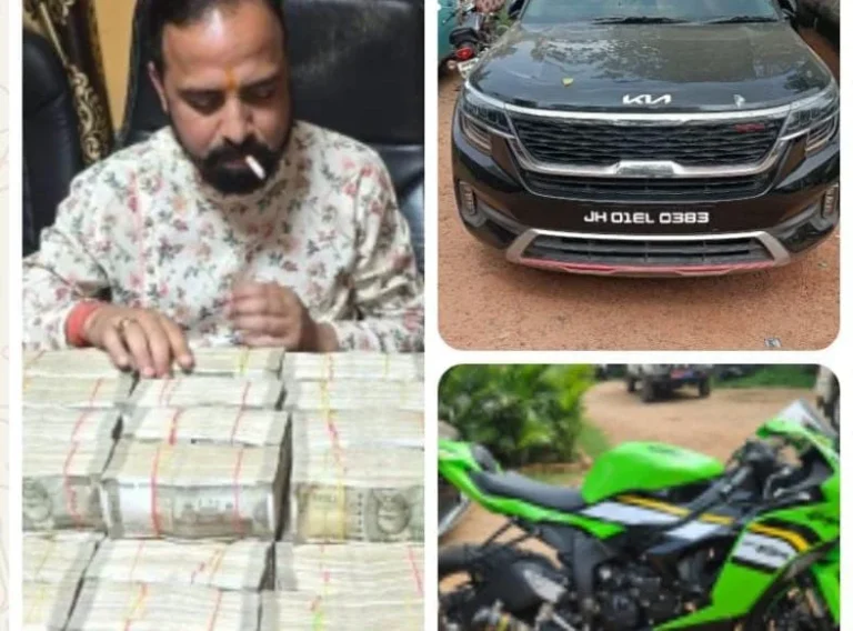 रांची में अपराधियों के ठिकानों पर पुलिस की छापेमारी, विदेशी स्पोर्ट्स बाइक और कार बरामद