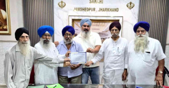 Jamshedpur: साकची गुरुद्वारा प्रबंधक समिति के तीन वर्षों के कार्यकाल के लिए निर्विरोध प्रधान चुने गये सरदार निशान सिंह, स्क्रूटनी में नहीं पहुंचे विरोधी प्रत्याशी