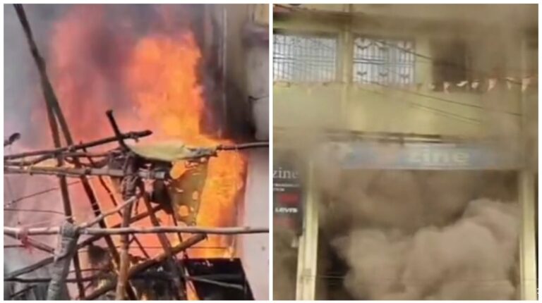 Saraikela: कांड्रा मेन रोड में कपड़े की दुकान में लगी भीषण आग, लाखों का नुकसान, बिल्डिंग के लोगों को कड़ी मशक्कत के बाद निकाला गया