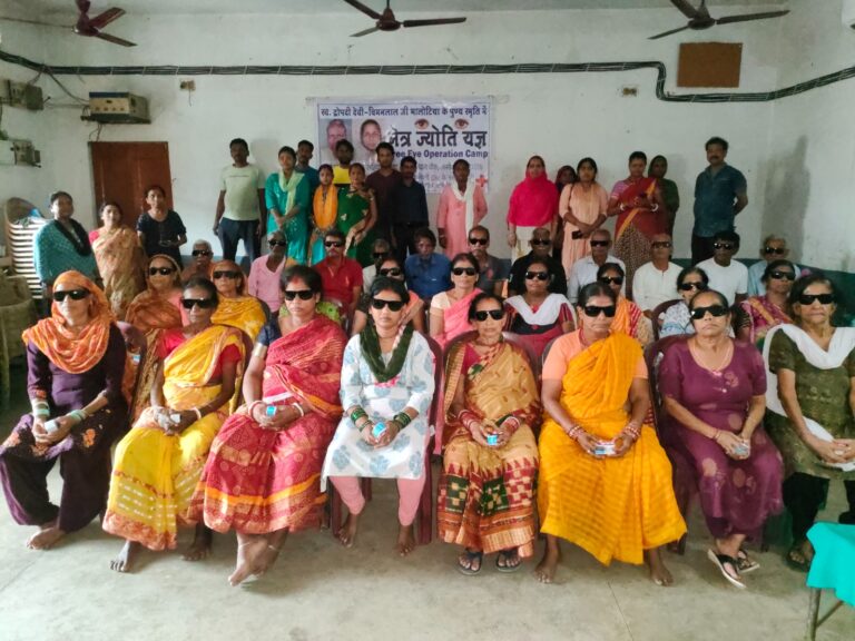 JAMSHEDPUR NEWS :रेड क्रॉस का 775वां नेत्र शिविर संपन्न, अगला शिविर 19 जुलाई से बागबेड़ा में