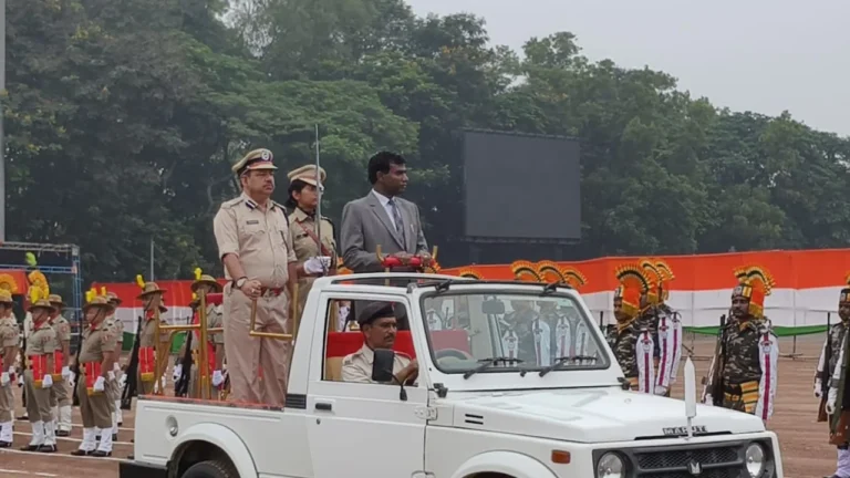 रांची में 79वें स्वतंत्रता दिवस की फुल ड्रेस रिहर्सल, IG ने की सुरक्षा तैयारियों की समीक्षा