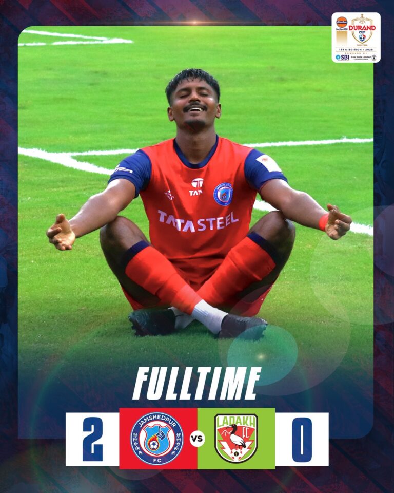 DURAND CUP: जमशेदपुर एफसी लद्दाख एफसी को 2-0 से मात देकर डूरंड कप के क्वार्टर फाइनल में पहुंचा
