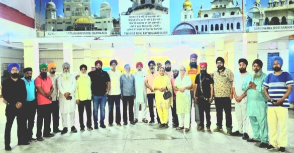 Jamshedpur: 26 को शहीदी नगर कीर्तन का मानगो में पुष्पवर्षा और गतका प्रदर्शन के साथ होगा स्वागत