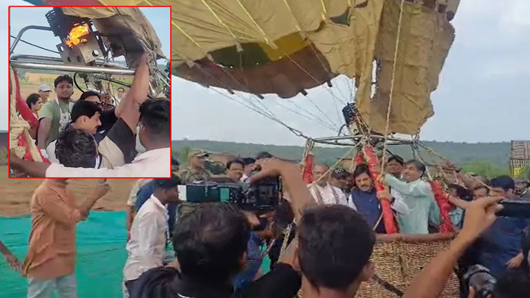 हॉट एयर बैलून में लगी आग, मध्य प्रदेश के सीएम मोहन यादव की जान पर बन आई