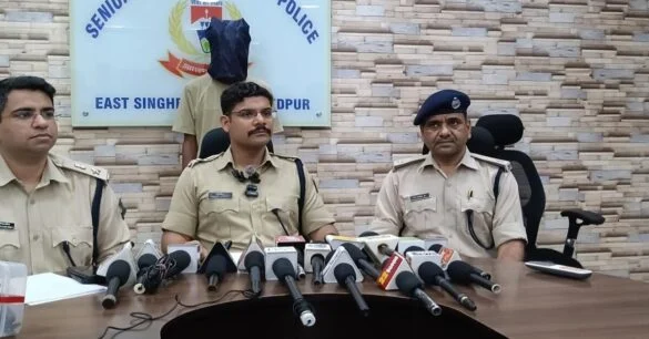 JAMSHEDPUR : भानू मांझी गिरोह का सक्रिय रंगदार मनीष सिंह गिरफ्तार, हथियार जब्त