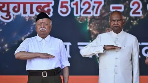 RSS का शताब्दी समारोह में बोले मोहन भागवत – ऑपरेशन सिंदूर में सेना के शौर्य को विश्व ने देखा, ट्रंप के टैरिफ पर कही बड़ी बात