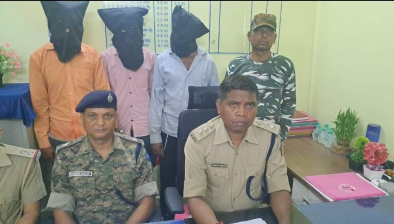 सरायकेला : जमीन विवाद को लेकर महिला की हत्या, तीन आरोपित गिरफ्तार
