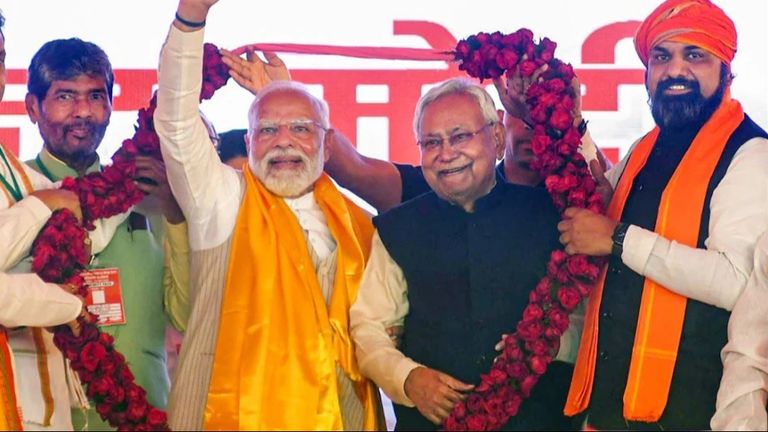 Bihar Election NDA@ 202: JDU ने अब तक पांच सीट जीतीं, 79 पर आगे, मोकामा से अनंत सिंह जीते, दो सीट पर भाजपा की विजय, 91 पर बढ़त