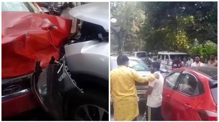 Jamshedpur Road Accident: साकची में जेल चौक के समीप सड़क हादसा, दो कारों की सीधी टक्कर, दोनों वाहनों के खुल गये एयरबैग, तीन लोग घायल