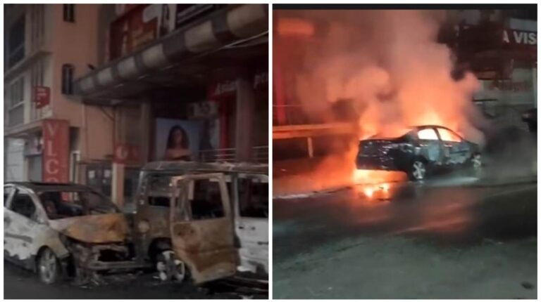 Jamshedpur Accident: साकची आदित्य विज़न के सामने भीषण हादसा: वरना कार और खड़ी स्कॉर्पियो में टक्कर, दोनों गाड़ियां जलकर राख, जानें पूरा मामला?