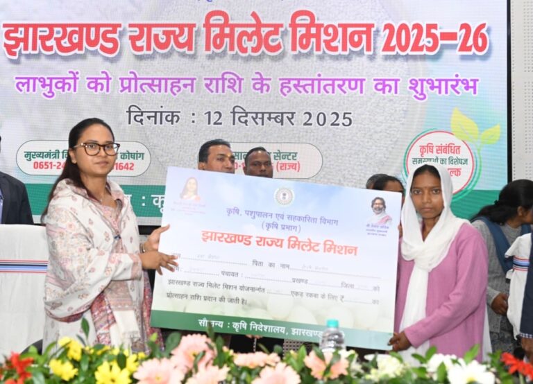 Jharkhand: ‘मिलेट मिशन’ का नाम अब ‘झारखंड मडुआ क्रांति’ होगा, कृषि मंत्री शिल्पी नेहा तिर्की ने की घोषणा, नाम बदलने की यह है वजह?