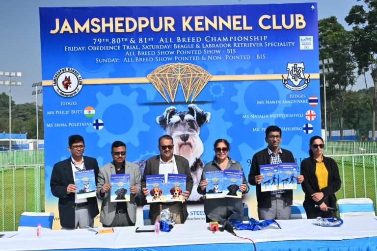 Jamshedpur NEWS :9 से 11 जनवरी तक तीन दिवसीय भव्य डॉग शो, 43 नस्लों के 326 स्वान होंगे आकर्षण