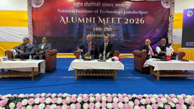 Jamshedpur: NIT जमशेदपुर में वार्षिक एलुमनाई मीट 2026 का हुआ आयोजन, देश के विभिन्न भागों से आए पूर्व छात्र, संकाय सदस्य और उद्योग जगत के प्रतिनिधि हुए शामिल