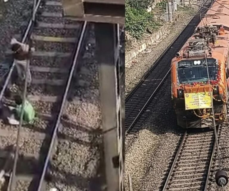 Amrit Bharat Express: शराब के नशे में धुत व्यक्ति रेलवे ट्रैक पर बैठा, लोको पायलट ने हार्न बजाया, फिर भी नहीं हटा, इमरजेंसी ब्रेक लगा रोकी अमृत भारत एक्सप्रेस ट्रेन