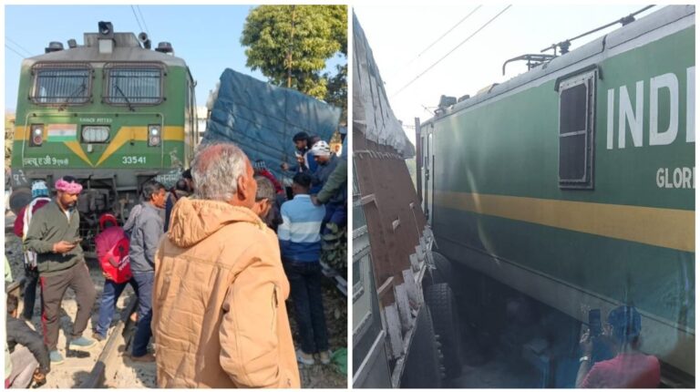 Jharkhand Train Accident: जसीडीह से जा रही गोंडा-आसनसोल पैसेंजर ट्रेन की धान लदे ट्रक से सीधी टक्कर, दो बाइक भी दबीं, रेल परिचालन ठप