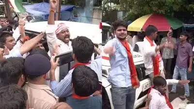 Students Protest: मुख्यमंत्री आवास के पास ABVP कार्यकर्ताओं की पुलिस से झड़प, 8-10 हिरासत में लिये गए