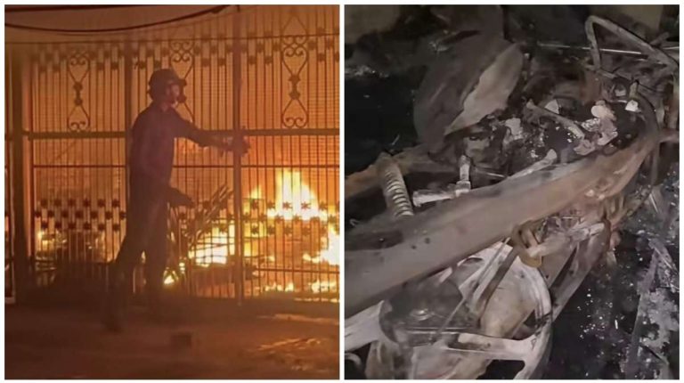 Jamshedpur: आजाद नगर के ओल्ड पुरुलिया रोड में 99 शोरूम में लगी आग, लाखों का नुकसान
